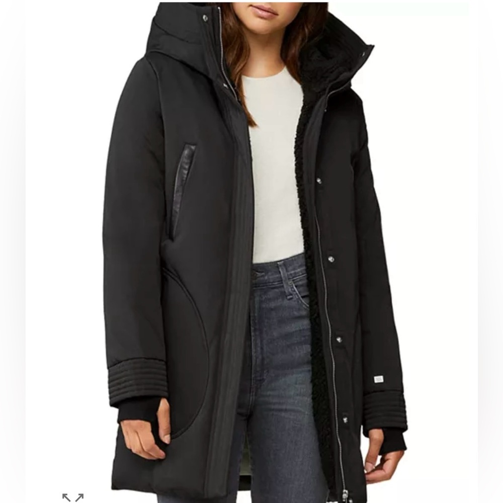 Soia & Kyo Saundra Hooded Down Coat Black - M